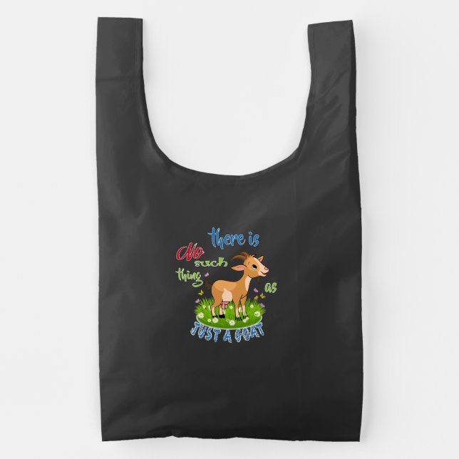 GOAT Lover | Just a Goat GetYerGoat™ Reusable Bag (Front)