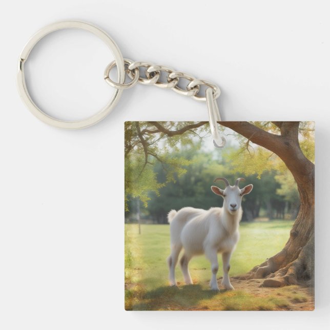 Goat Lover Keychain (Front)