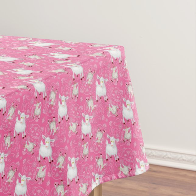 GOAT Lover | Too Many Goats GetYerGoat™ Tablecloth (In Situ)