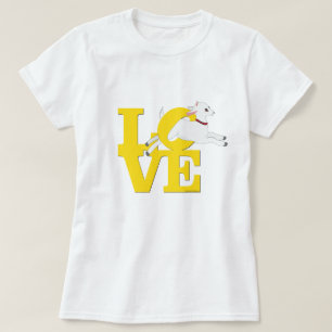 GOAT LOVER YELLOW Goat L O V E - White Goat T-Shirt