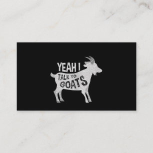 Goat Lovers Goat Joke Gift Business Card