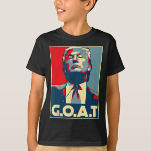 Goat Middle Finger Election 2024 Republican Poster T-Shirt