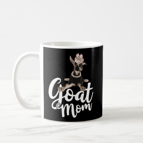 Goat Mom Funny Goat Lover Or Goat Farmer Cute Art Coffee Mug