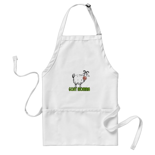 goat momma adult apron (Front)