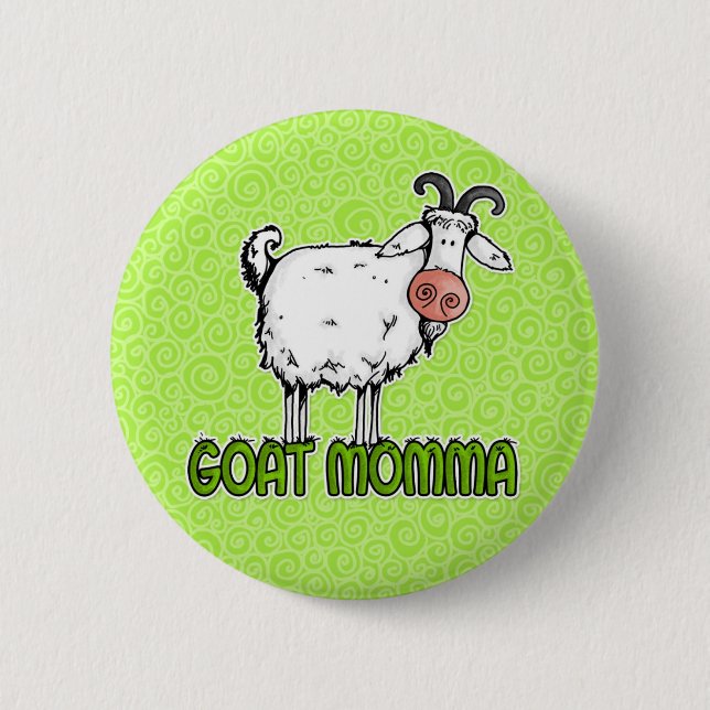 goat momma button (Front)