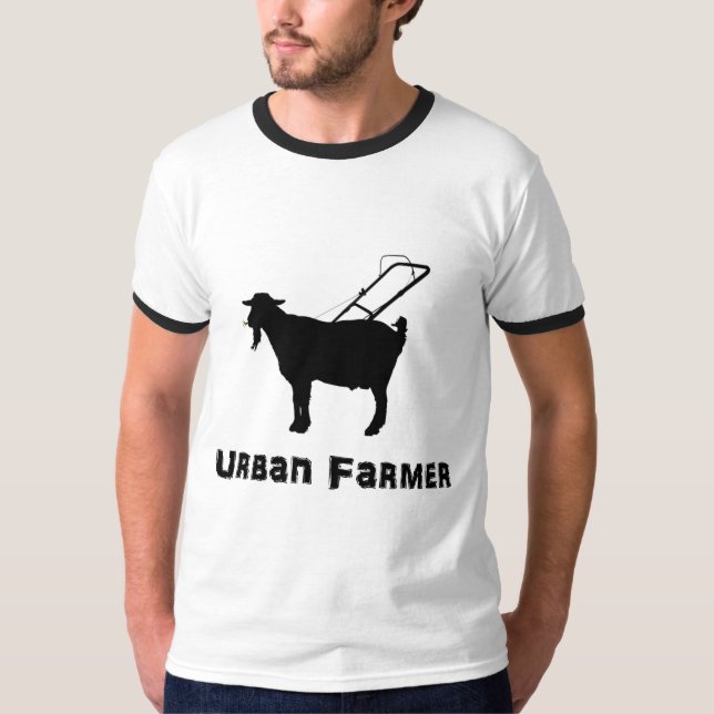 Goat Mower Urban Farmer Tee (Front)