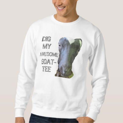 Goat MY AWESOME GOAT_TEE Mens Sweatshirt