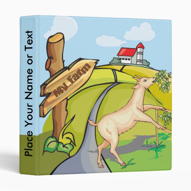 Goat My Farm Binder (Front/Spine)