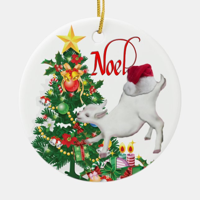 Goat Noel Ornament (Front)