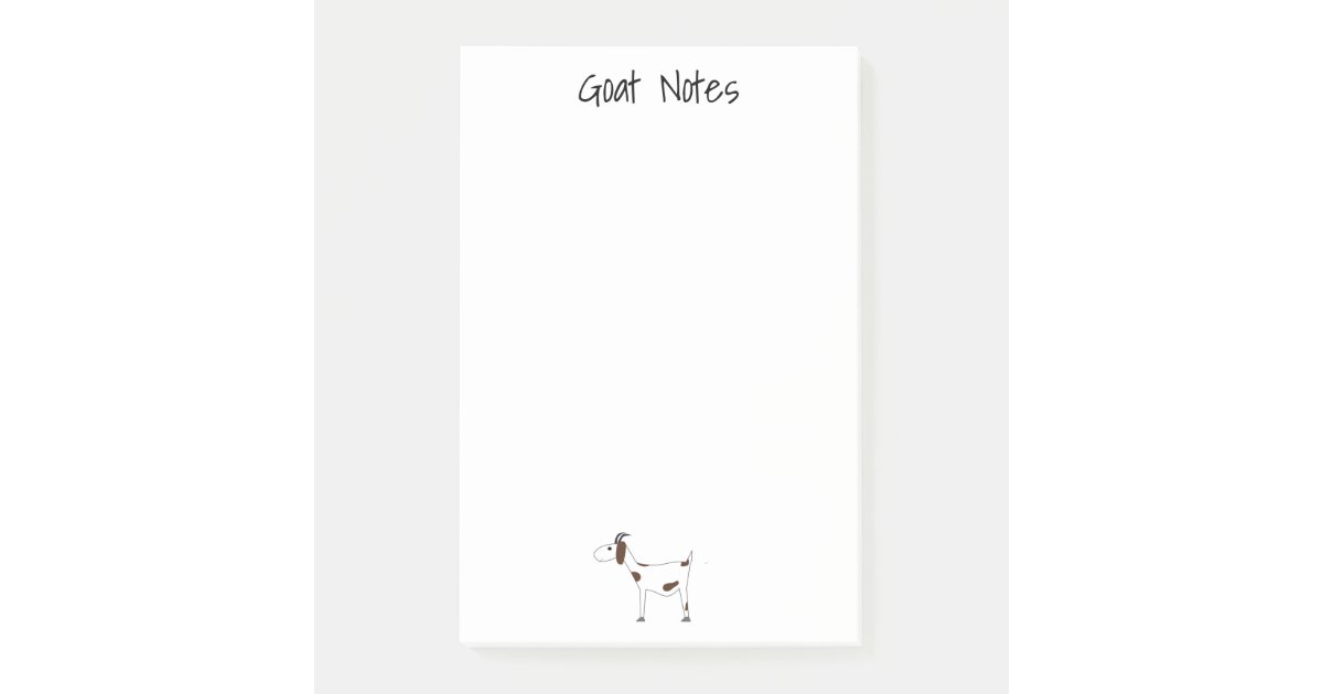 Goat Notes | Zazzle
