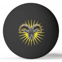 Goat Of Greatness Ping Pong Ball Goat Of Greatness Ping Pong Ball