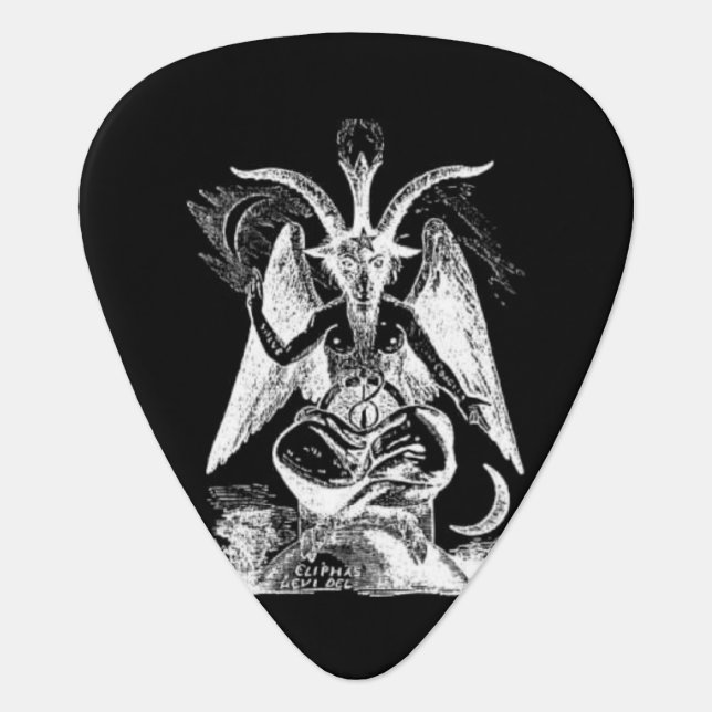 Goat Of Mendes (Baphomet) Guitar Pick (Front)