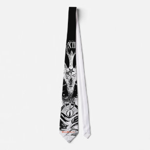 Goat of Mendes Black Neck Tie Design #2