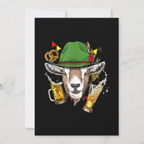 Goat Oktoberfest Lederhosen Costume Gift German Save The Date