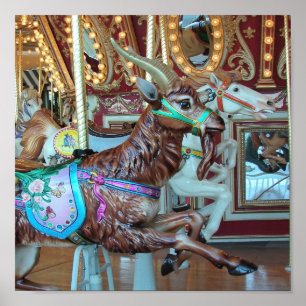 Goat on the Merry-Go-Round Poster