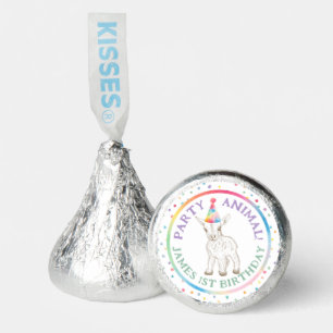 Goat Party Animal 1st Birthday Hershey’s Stickers Hershey®'s Kisses®