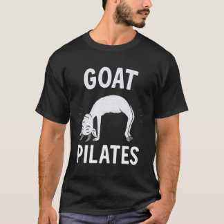 Goat Pilates Funny Yoga Workout Instructor Fitness T-Shirt