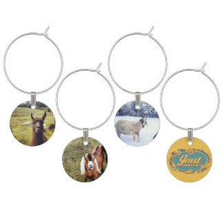 Goat Power Wine Charms Set 2