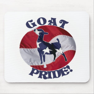 GOAT PRIDE AMERICAN FLAG USA MOUSE PAD
