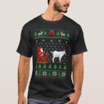 Goat Pulling Santas Sleigh Goat Farmer Ugly Christ T-Shirt<br><div class="desc">Goat Pulling Santas Sleigh Goat Farmer Ugly Christmas</div>