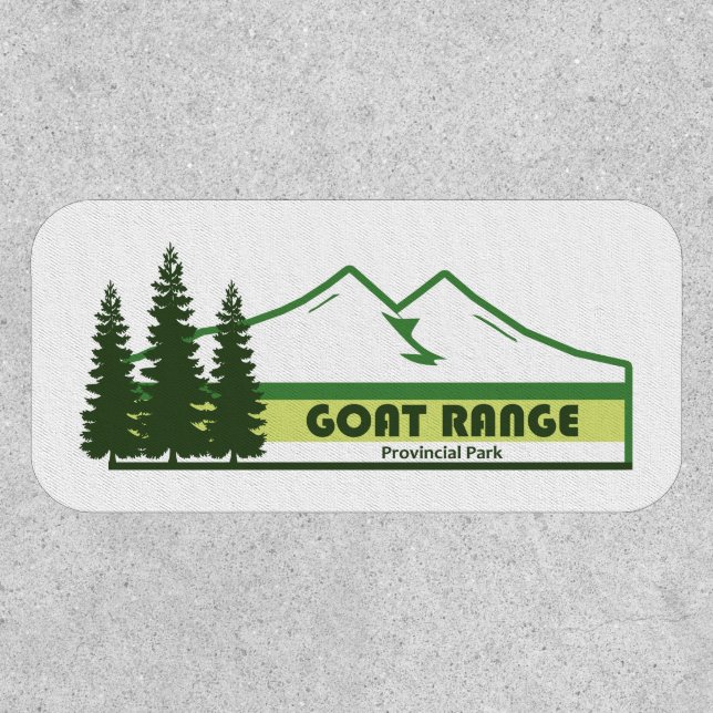 Goat Range Provincial Park Green Stripes Patch (Front)