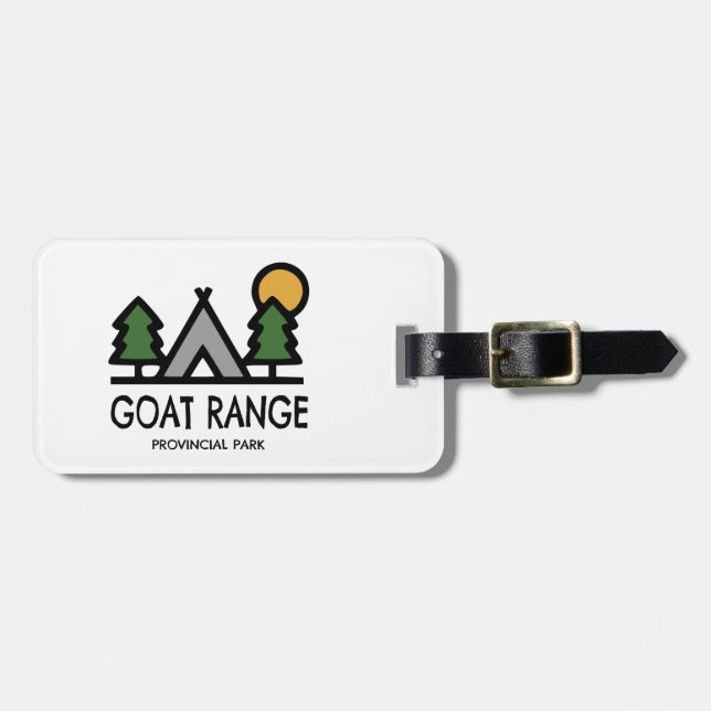 Goat Range Provincial Park Luggage Tag (Front Horizontal)