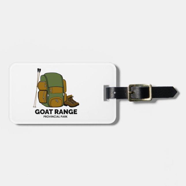 Goat Range Provincial Park Luggage Tag (Front Horizontal)