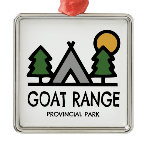 Goat Range Provincial Park Metal Ornament