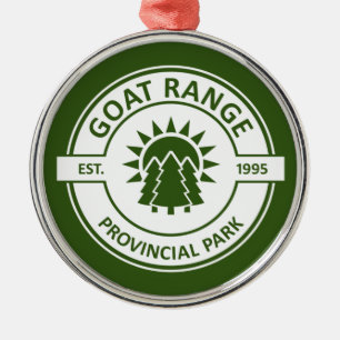 Goat Range Provincial Park Metal Ornament