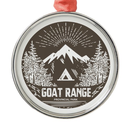 Goat Range Provincial Park Metal Ornament