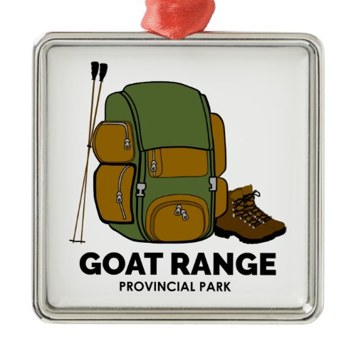 Goat Range Provincial Park Metal Ornament