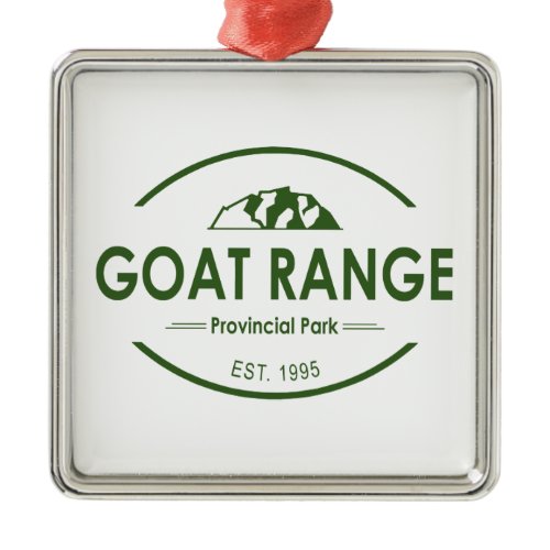 Goat Range Provincial Park Metal Ornament