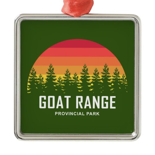 Goat Range Provincial Park Metal Ornament