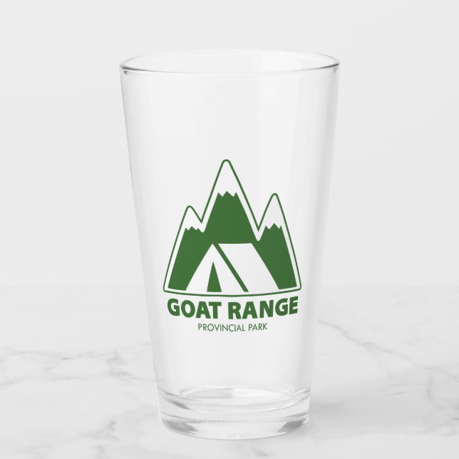Goat Range Provincial Park Mountains Camping Glass (Front)