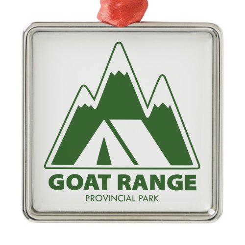 Goat Range Provincial Park Mountains Camping Metal Ornament