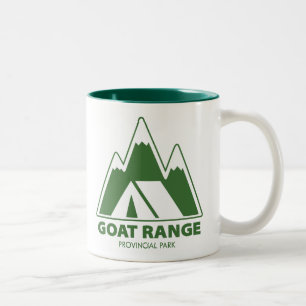 Goat Range Provincial Park Mountains Camping Two-Tone Coffee Mug