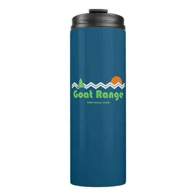 Goat Range Provincial Park Retro Thermal Tumbler (Front)