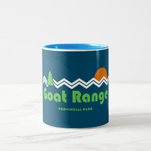 Goat Range Provincial Park Retro Two-Tone Coffee Mug