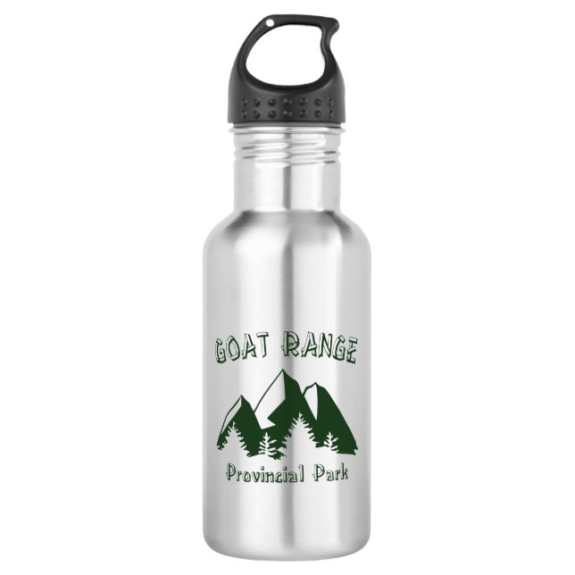 Goat Range Provincial Park Stainless Steel Water Bottle (Front)