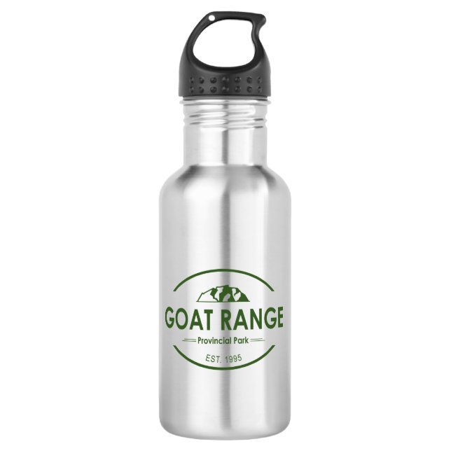 Goat Range Provincial Park Stainless Steel Water Bottle (Front)