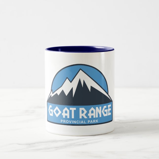 Goat Range Provincial Park Two-Tone Coffee Mug (Center)