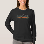 Goat Retro Heartbeat 80s Style T-Shirt<br><div class="desc">Goat Retro Heartbeat 80s Style</div>