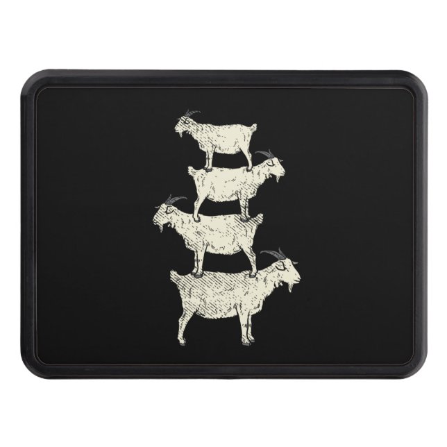 Goat Retro Hitch Cover (Front)