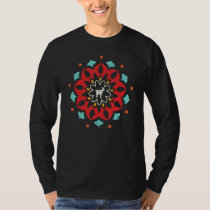 Goat Retro Indian Mandala Flower T-Shirt