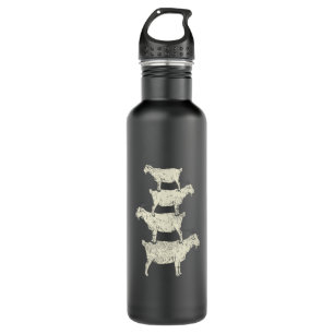 Goat Retro Stainless Steel Water Bottle