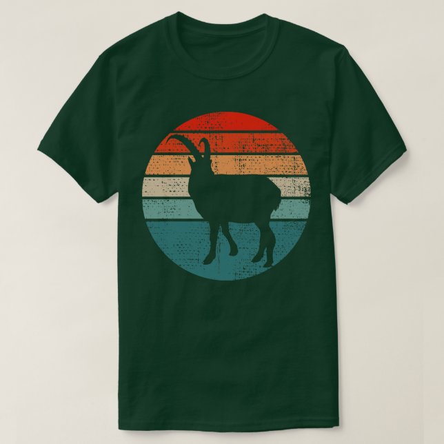 Goat Retro Vintage 1 T-Shirt (Design Front)