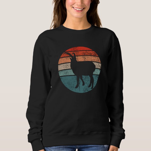 Goat Retro Vintage Sweatshirt (Front)