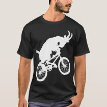 Goat Riding a Mountain Bike Mountain Goat T-Shirt