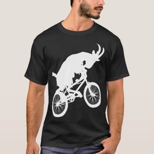 Goat Riding a Mountain Bike Mountain Goat T_Shirt