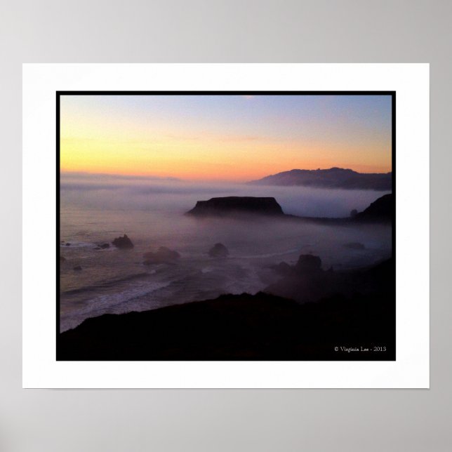 Goat Rock Sunset Photo (20 x 16) Print (Front)